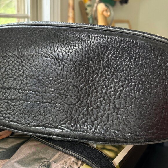 Vintage Coach Black Pebble Bucket Bag - Picture 2 of 4